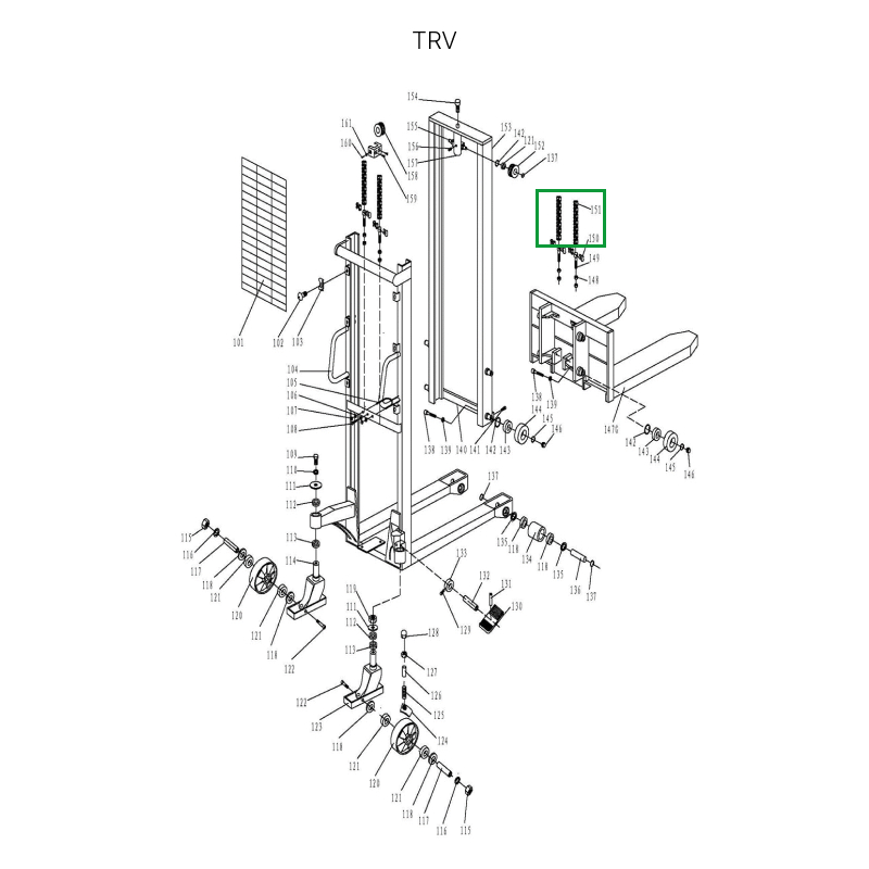 Цепь гидроузла для TRV1530