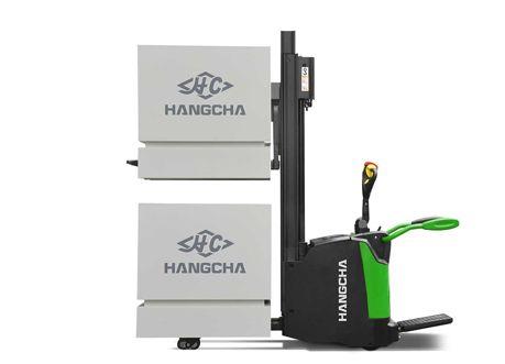 Электроштабелер Hangcha CDD12-AC1S-LI с подъемом нижних консолей