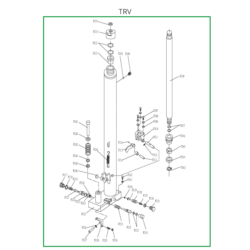 Гидроузел в сборе для TRV1020